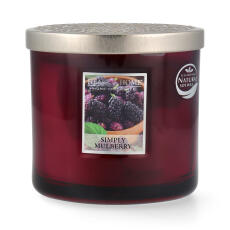 Heart &amp; Home Ellipse Simply Mulberry 2 Docht Duftkerze 220 g