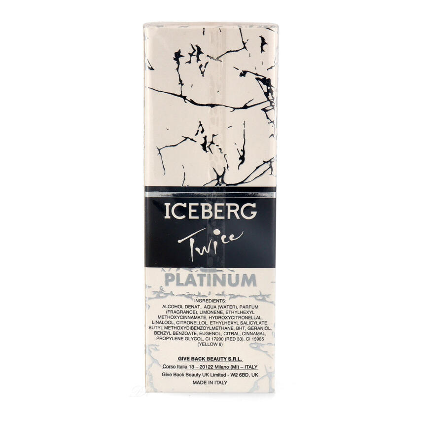 ICEBERG TWICE Platinum Eau de Toilette f&uuml;r Damen 125ml vapo