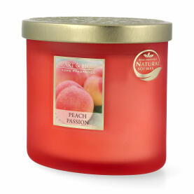 Heart & Home Ellipse Peach Passion 2 Docht Duftkerze 220 g