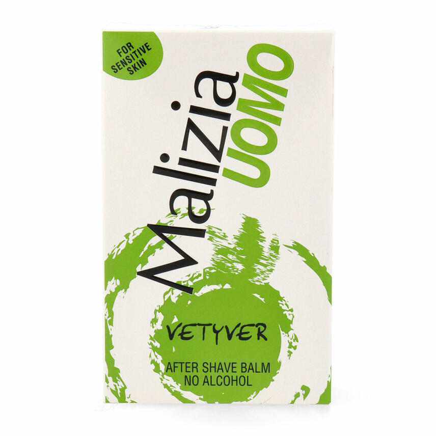 Malizia UOMO Vetyver After Shave Balm Alcohol free 100 ml - 3.4 fl.oz