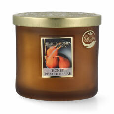 Heart &amp; Home Ellipse Honey Poached Pear 2 Docht Duftkerze 220 g