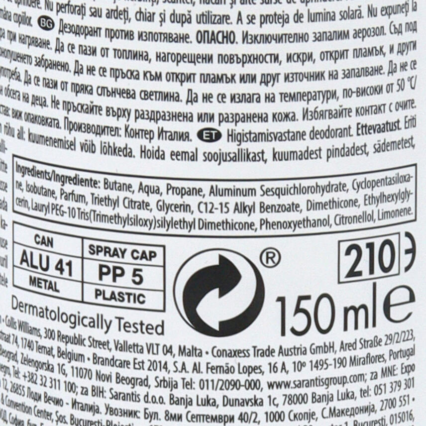 DENIM Extreme Fresh Deo Bodyspray f&uuml;r Herren 150 ml