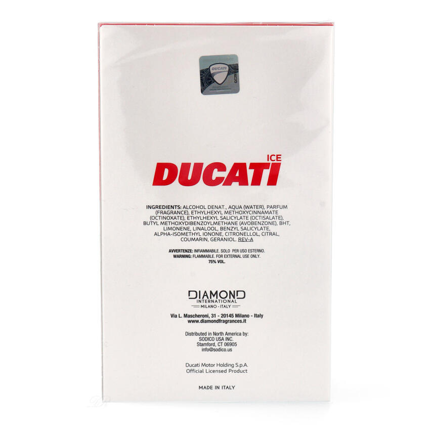 Ducati Ice Eau de Toilette f&uuml;r Herren 100 ml