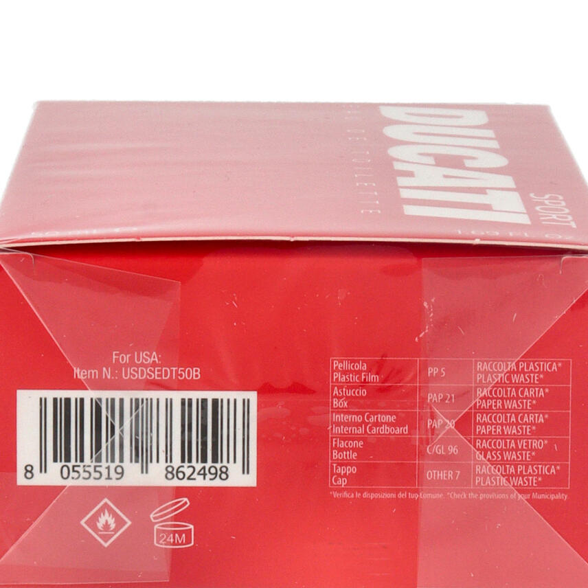 Ducati Sport Eau de Toilette f&uuml;r Herren 50 ml