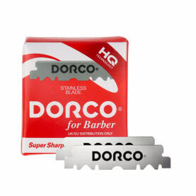 Dorco Stainless Blade Super Sharp Single Edge Rasierklingen Red 100 St. Box