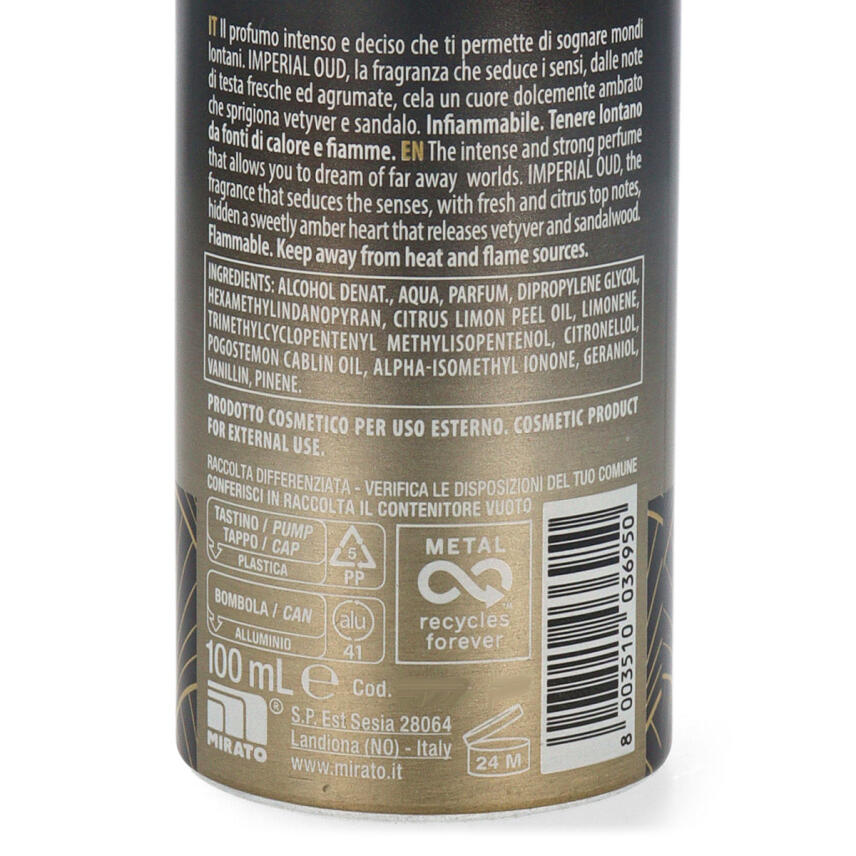 Malizia Imperial Oud Parfum Eau de Toilette 100 ml