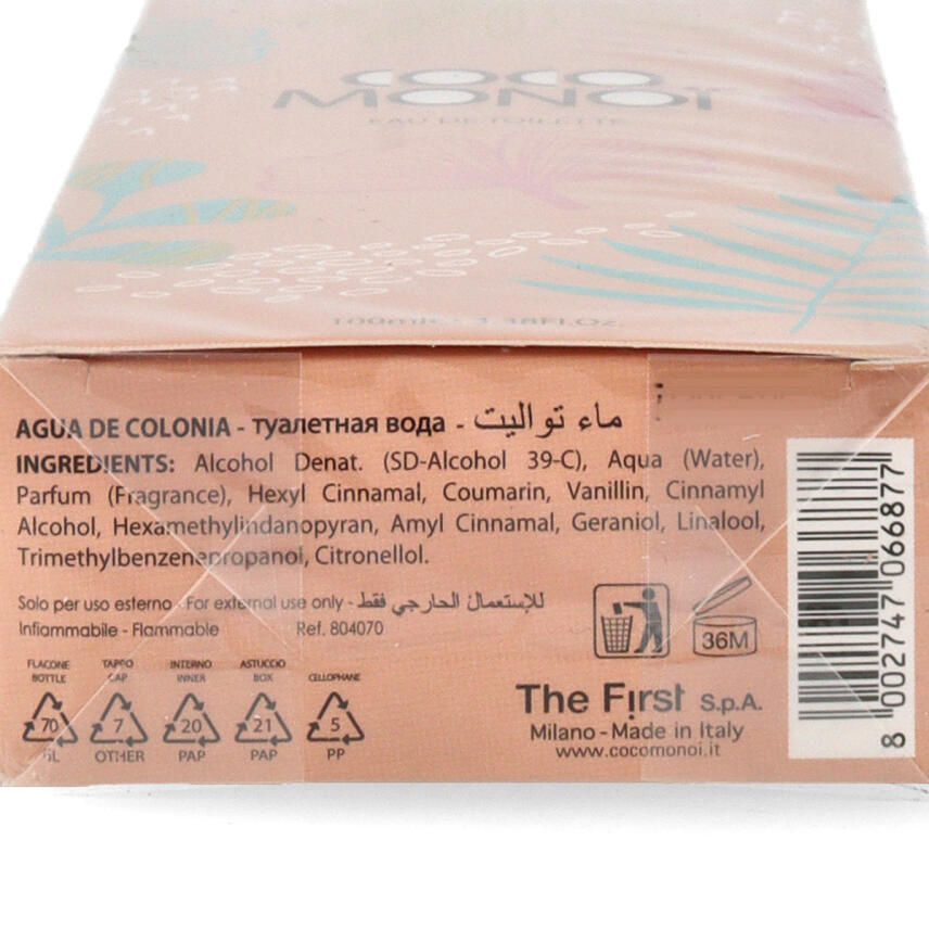 Coco Monoi Eau de Toilette f&uuml;r Damen 100ml