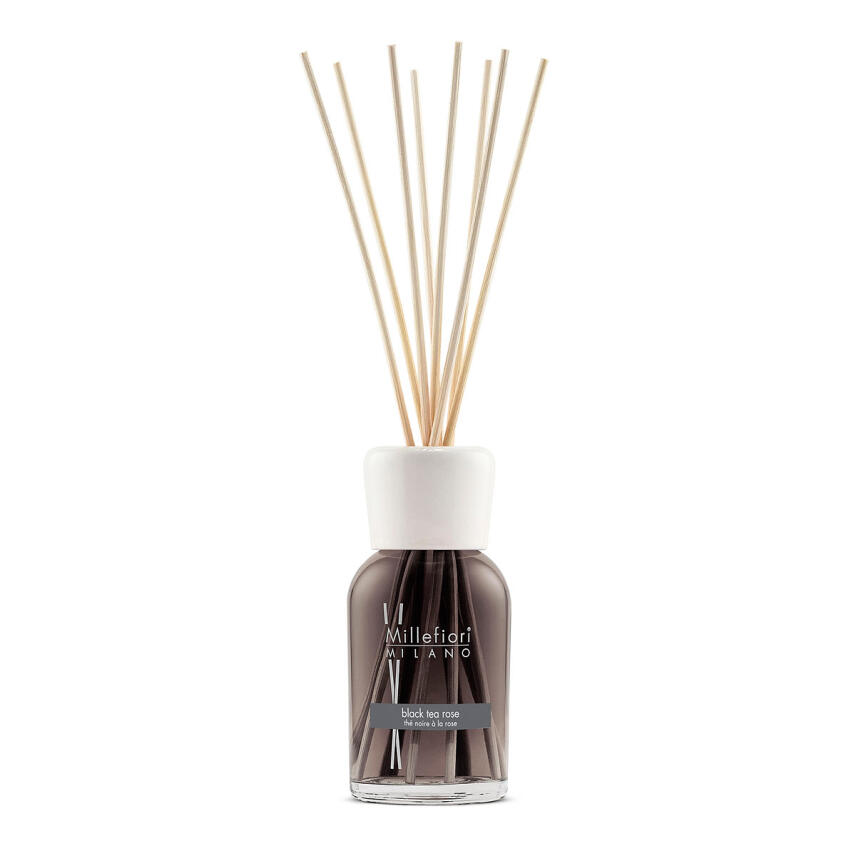 Millefiori Natural Reed Diffusor Black Tea Rose Raumduft 250 ml