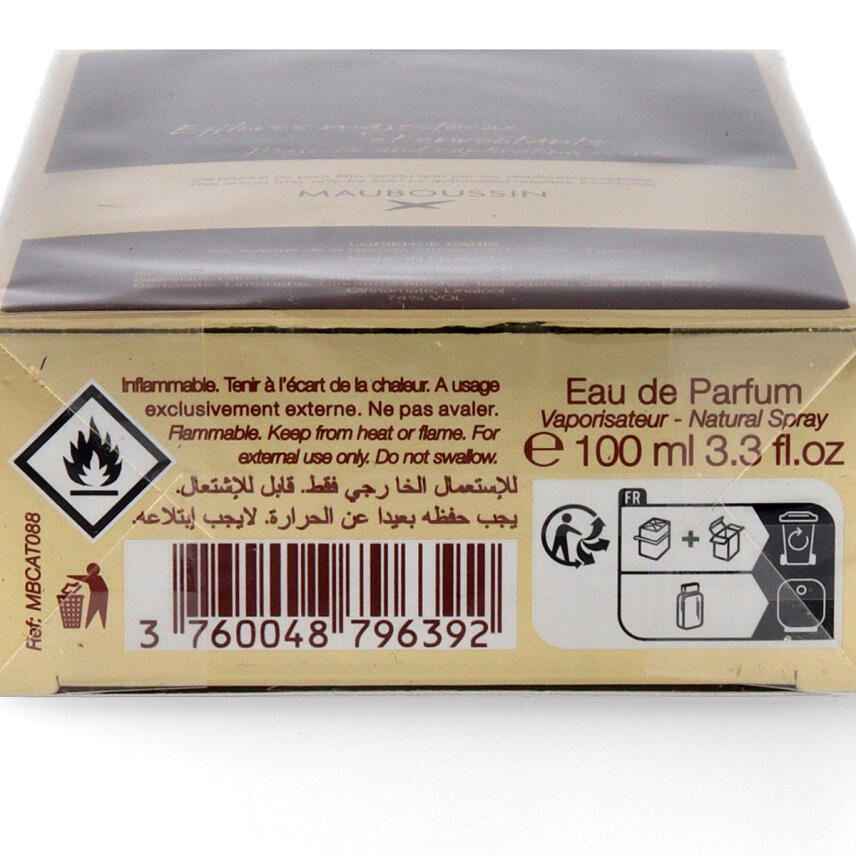 Mauboussin Cristal Oud Eau de Parfum f&uuml;r Herren 100 ml vapo