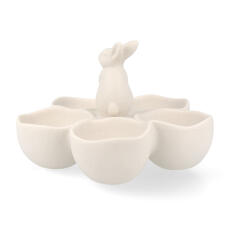 Home Society Bunny Schale Hazel Wei&szlig; Porzellan