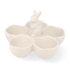 Home Society Bunny Schale Hazel Wei&szlig; Porzellan