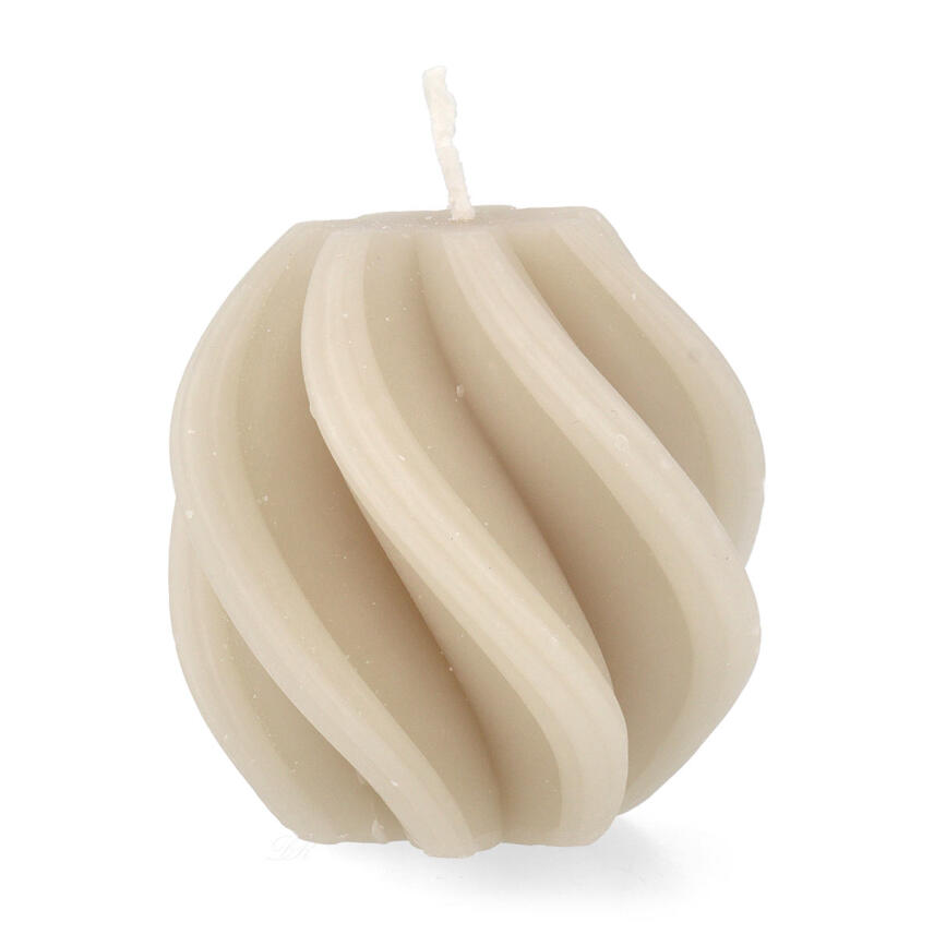 Home Society Twist Kerze Greige 189 g