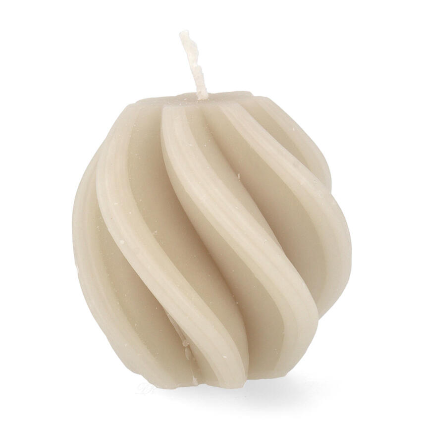 Home Society Twist Kerze Greige 189 g