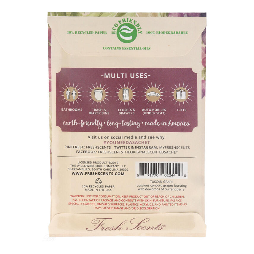 Willowbrook Tuscan Grape Duftsachet 115 ml