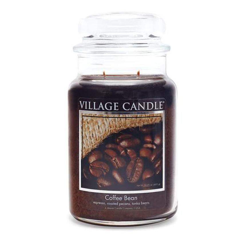 Village Candle Coffee Bean Duftkerze Gro&szlig;es Glas 602 g
