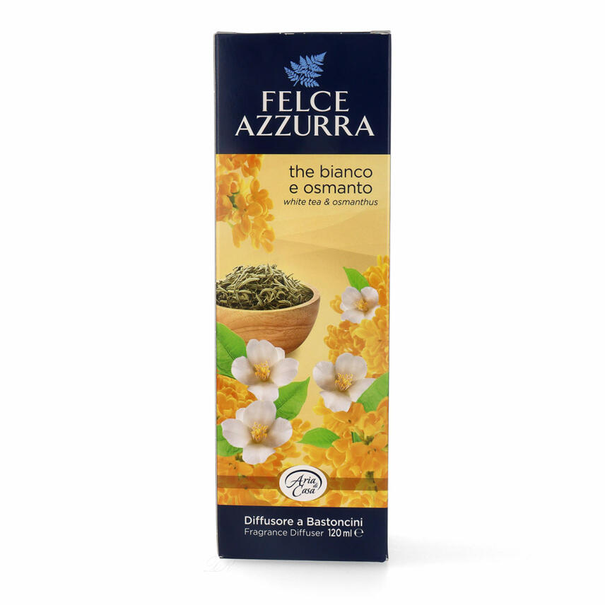 Paglieri Felce Azzurra Aria di Casa weisser Tee &amp; Osmanthus Duftst&auml;bchen Raumerfrischer 120 ml