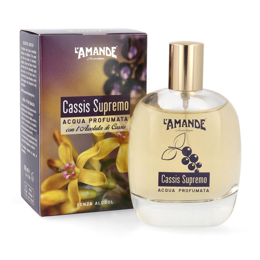 LAmande Cassis Supremo K&ouml;rperwasser 100 ml Vapo - ohne Alkohol