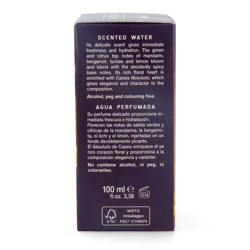 LAmande Cassis Supremo K&ouml;rperwasser 100 ml Vapo - ohne Alkohol