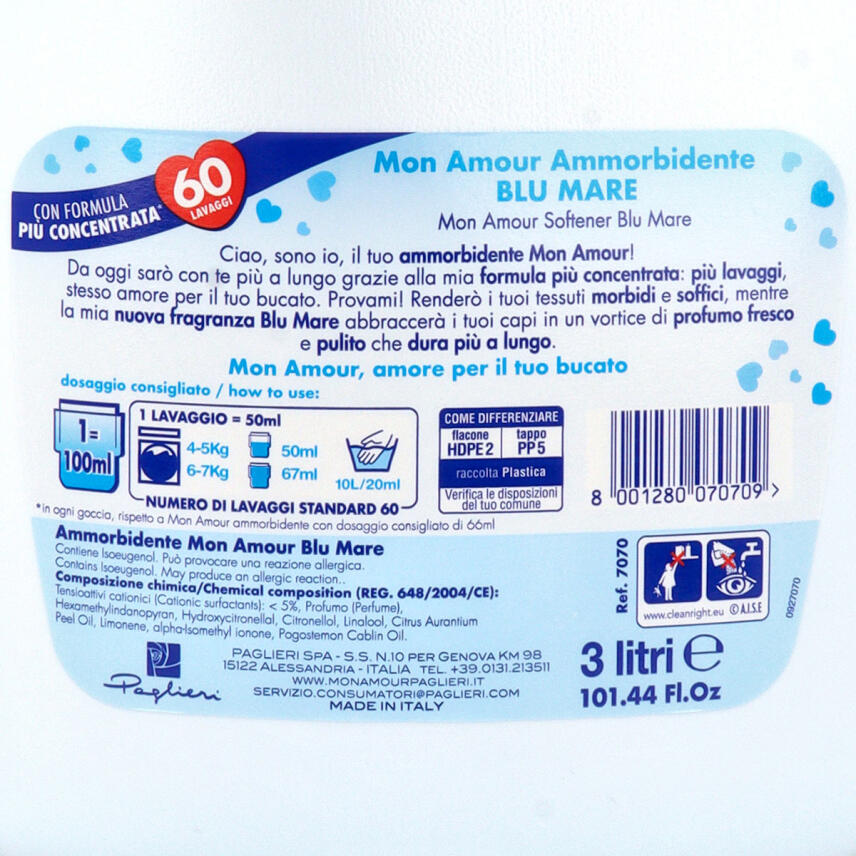 Paglieri Mon Amour Blu Mare Weichsp&uuml;ler 3 L