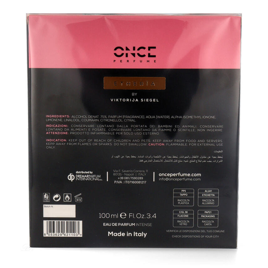 Once Etheria Eau de Parfum Intense Damen 100 ml vapo