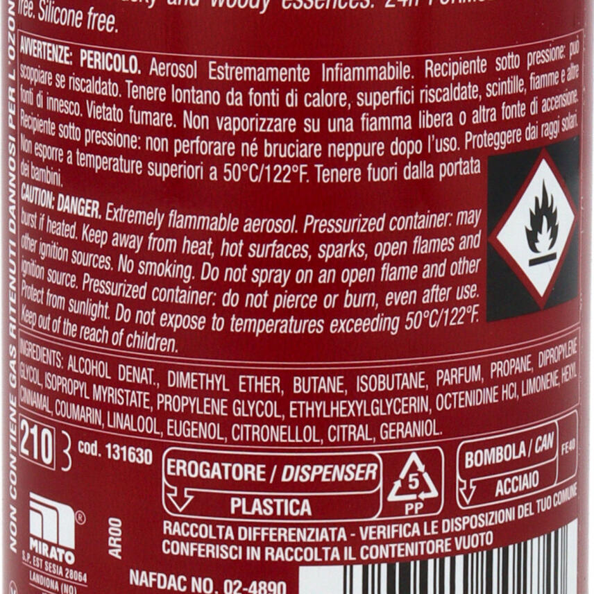 intesa pour Homme Deodorant Body Spray Woody 150 ml