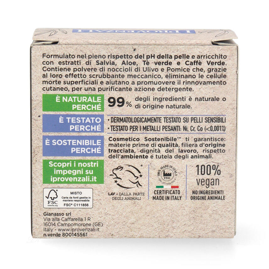 I Provenzali Gesichtsscrub f&uuml;r sensible Haut 70g