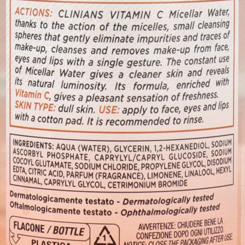 Clinians Mizellenwasser 3in1 Illuminante mit Vitamin C 400 ml