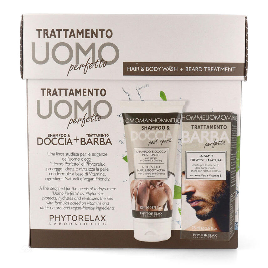 Phytorelax Man Set Pre-Aftershave Balsam 75 ml + Duschschampoo 200 ml
