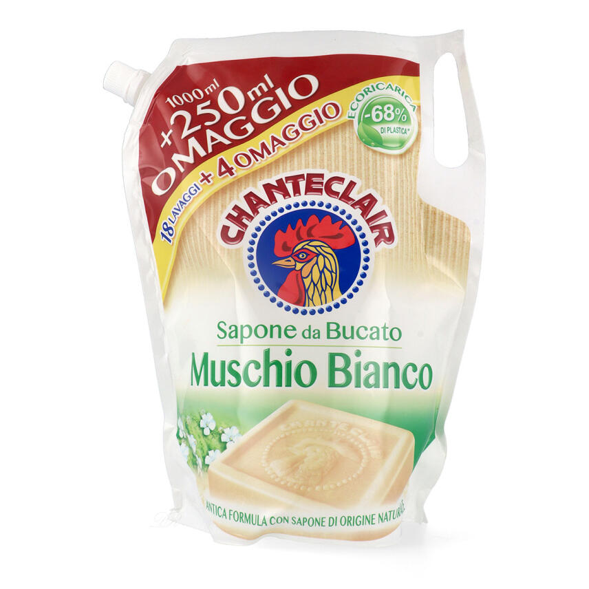 Chante Clair Fl&uuml;ssigwaschmittel Muschio bianco 1,25 Liter refill - 22 Waschg&auml;nge