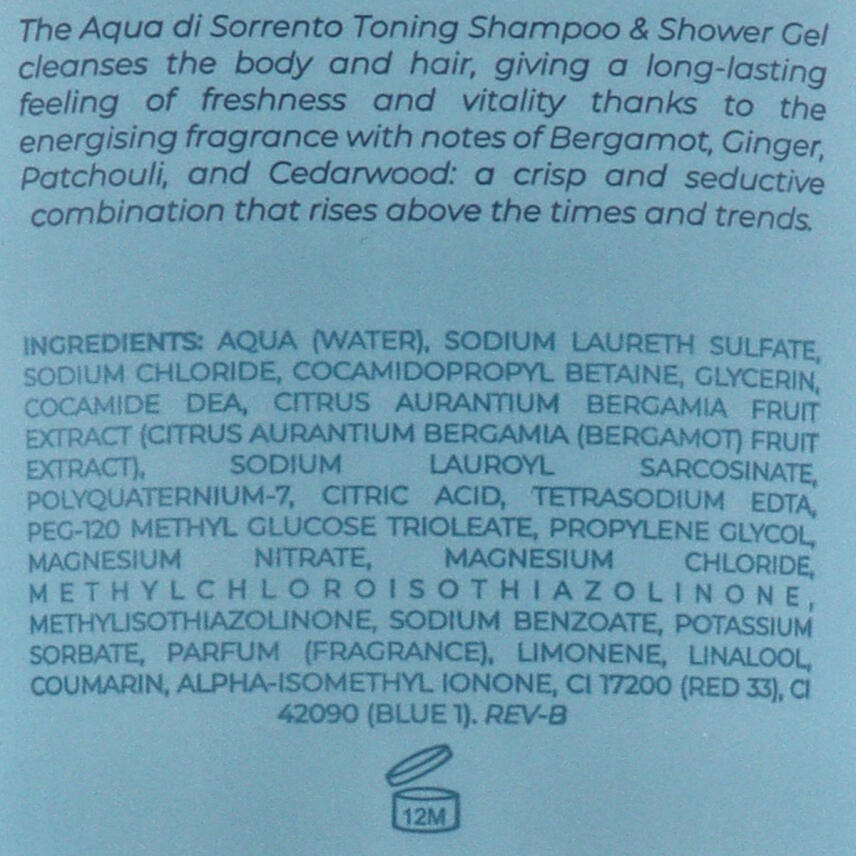 Aqua di Sorrento Posillipo Duschgel &amp; Shampoo f&uuml;r Herren 400ml