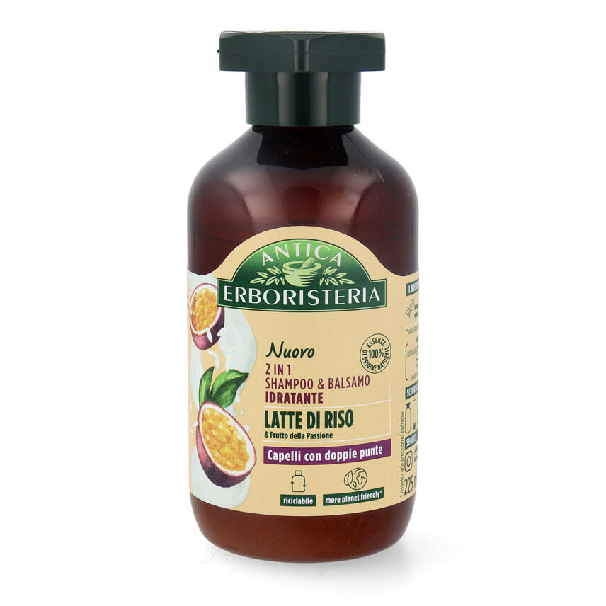 Antica Erboristeria Reismilch Haarshampoo &amp; Sp&uuml;lung bei Spliss 225 ml