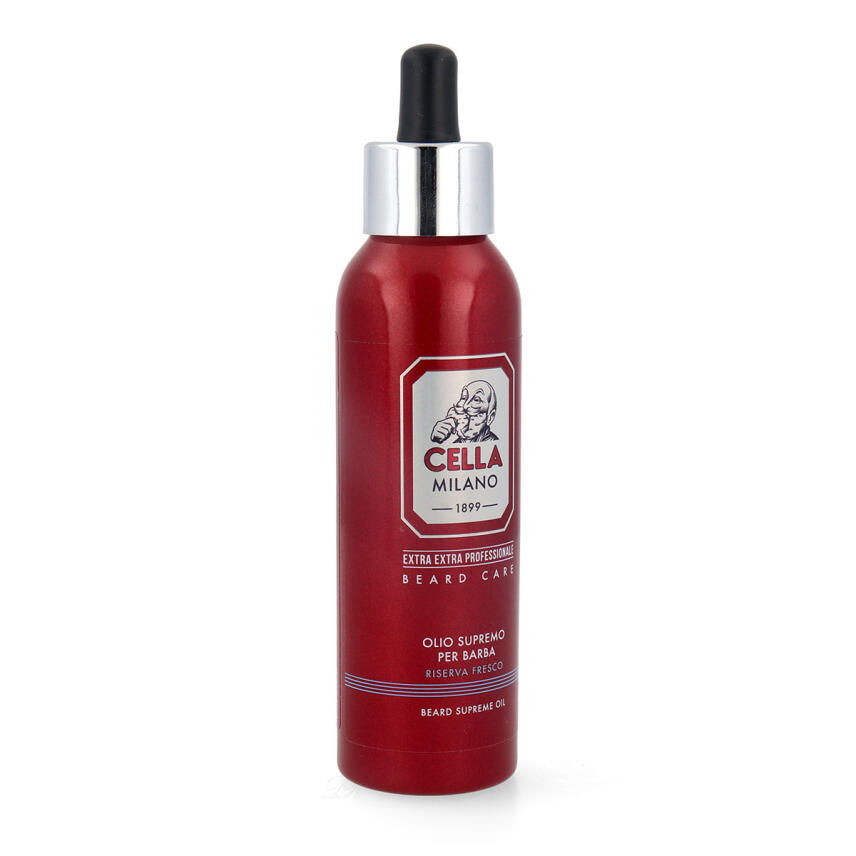 Cella Milano Extra Extra Professionale Olio Supremo per Barba Bart&ouml;l Riserva Fresco 100 ml