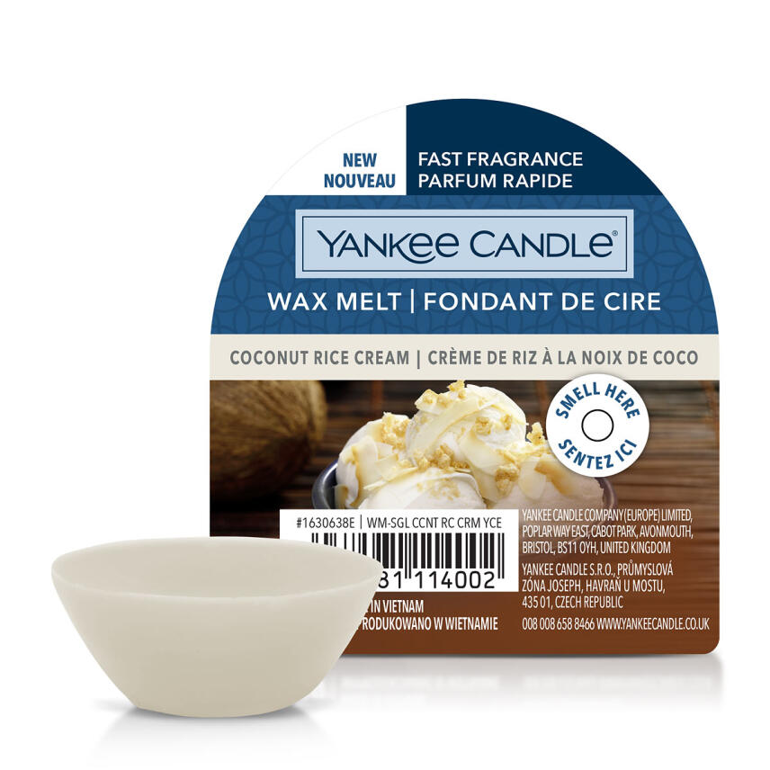 Yankee Candle Coconut Rice Cream Wax Melt Duftwachs 22 g