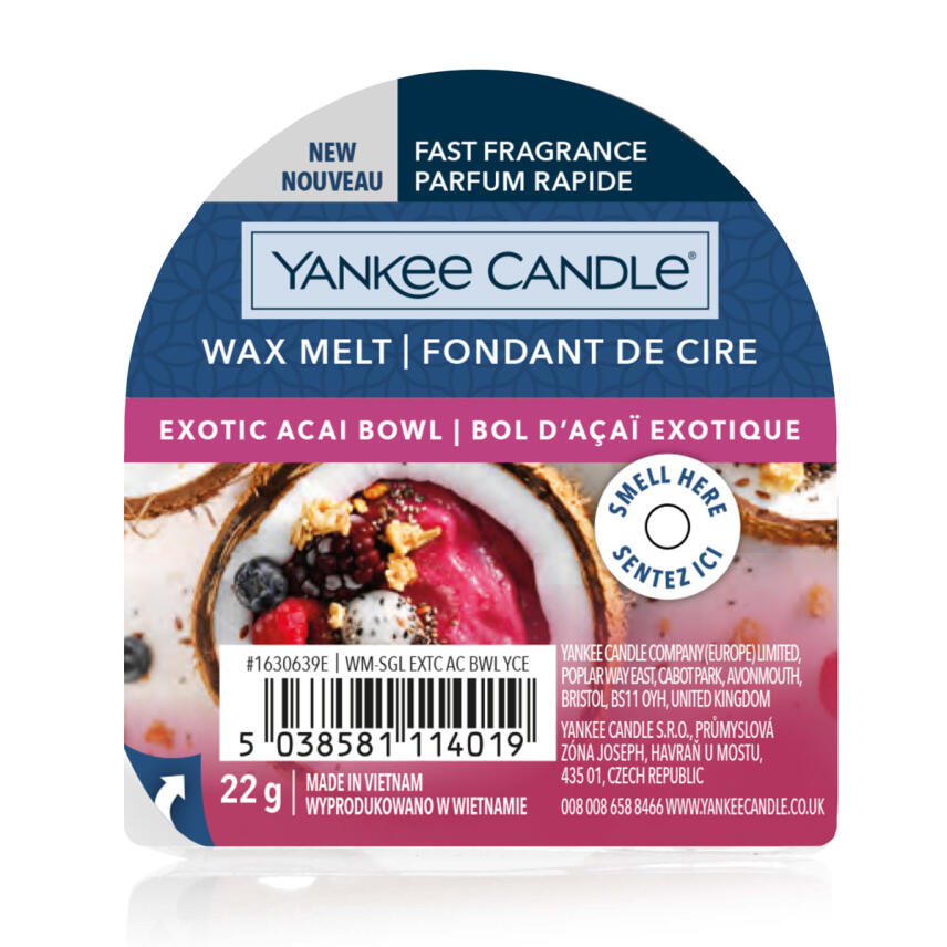Yankee Candle Exotic Acai Bowl Wax Melt Duftwachs 22 g