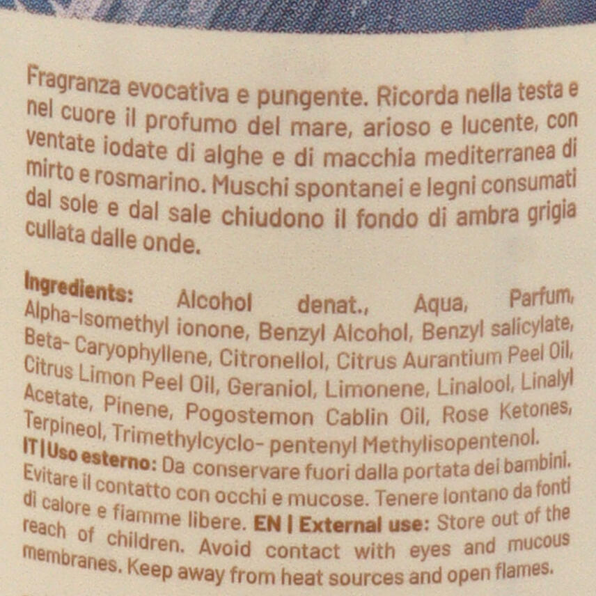 Compagnia delle Indie 16 Sale di Mare e Legno di Cedro Parfum de Voyage 100 ml