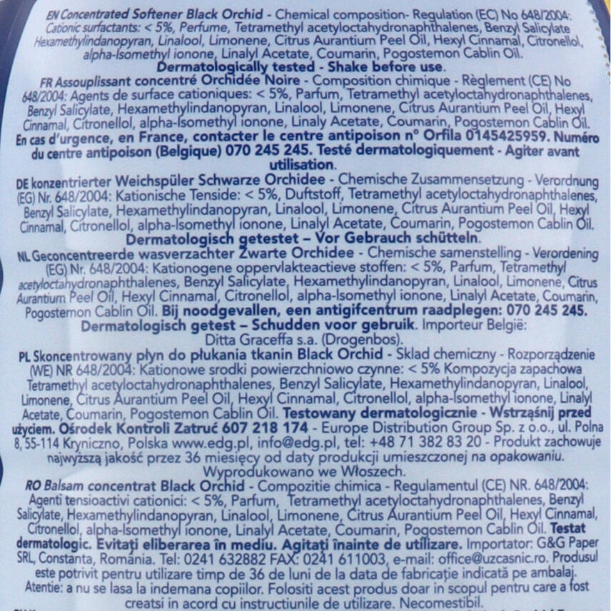 Paglieri Felce Azzurra Weichsp&uuml;ler Konzentrat Orchidea Nera &amp; Seta 900 ml