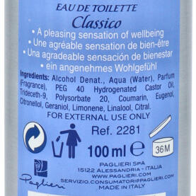 Paglieri Felce Azzurra Classico Eau de Toilette 100 ml Spray