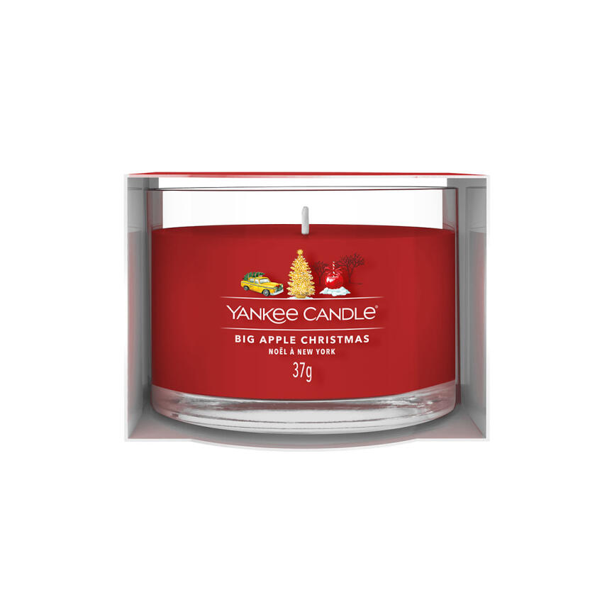 Yankee Candle Big Apple Christmas Votivkerze im Glas 37 g