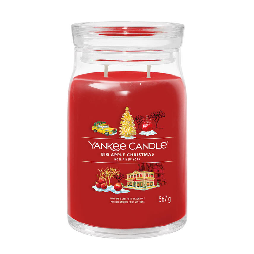 Yankee Candle Big Apple Christmas Signature Duftkerze Gro&szlig;es Glas 567 g