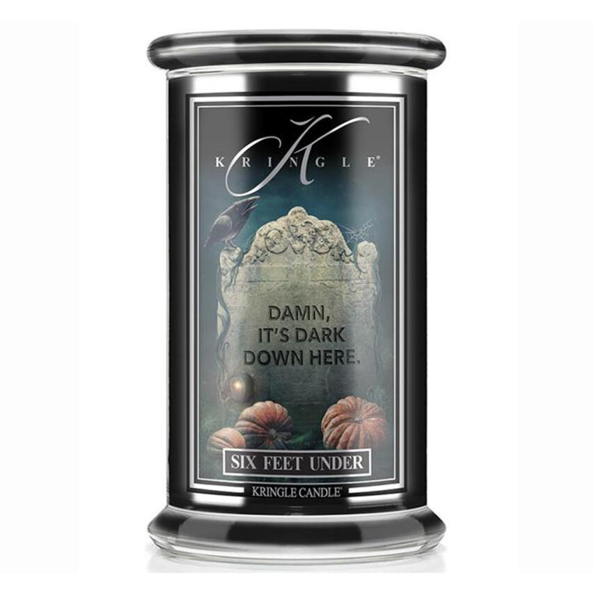Kringle Candle Six Feet Under Halloween Limited Edition Gro&szlig;es Glas Duftkerze 624 g