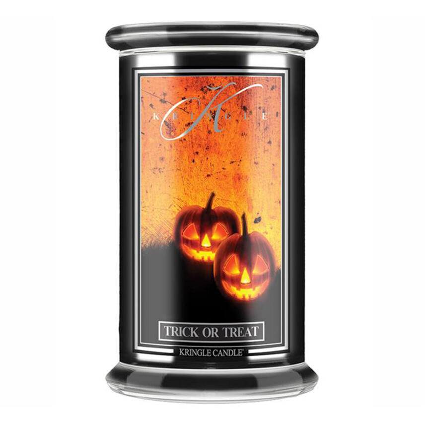 Kringle Candle Trick or Treat Halloween Limited Edition Gro&szlig;es Glas Duftkerze 624 g