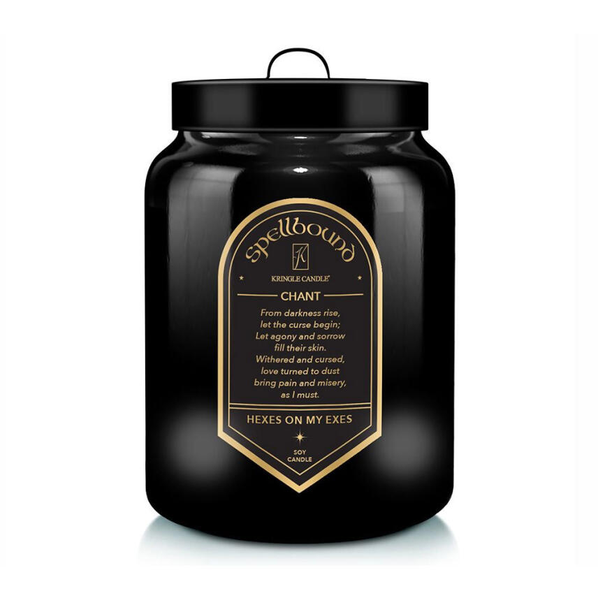 Kringle Candle Hexes on my Exes Spellbound Collection Gro&szlig;es Glas Duftkerze 624 g
