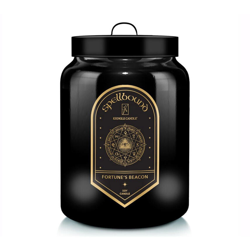 Kringle Candle Fortunes Beacon Spellbound Collection Gro&szlig;es Glas Duftkerze 624 g