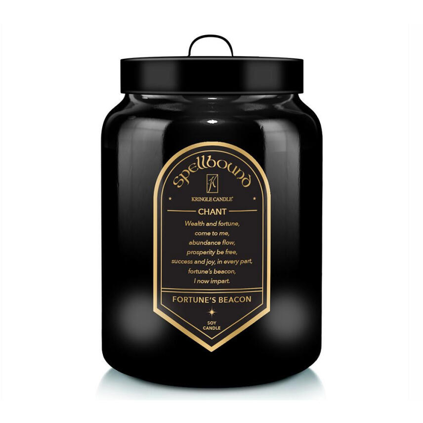 Kringle Candle Fortunes Beacon Spellbound Collection Gro&szlig;es Glas Duftkerze 624 g