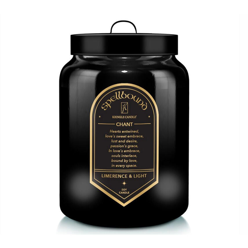 Kringle Candle Limerence &amp; Light Spellbound Collection Gro&szlig;es Glas Duftkerze 624 g