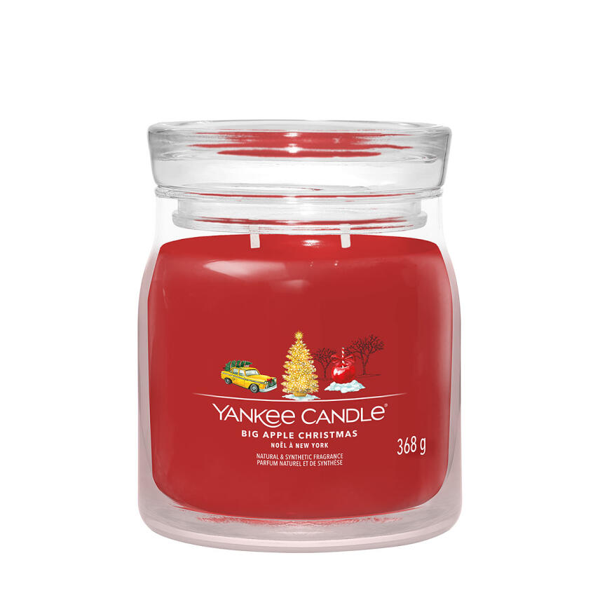 Yankee Candle Big Apple Christmas Signature Duftkerze Medium Glas 368 g