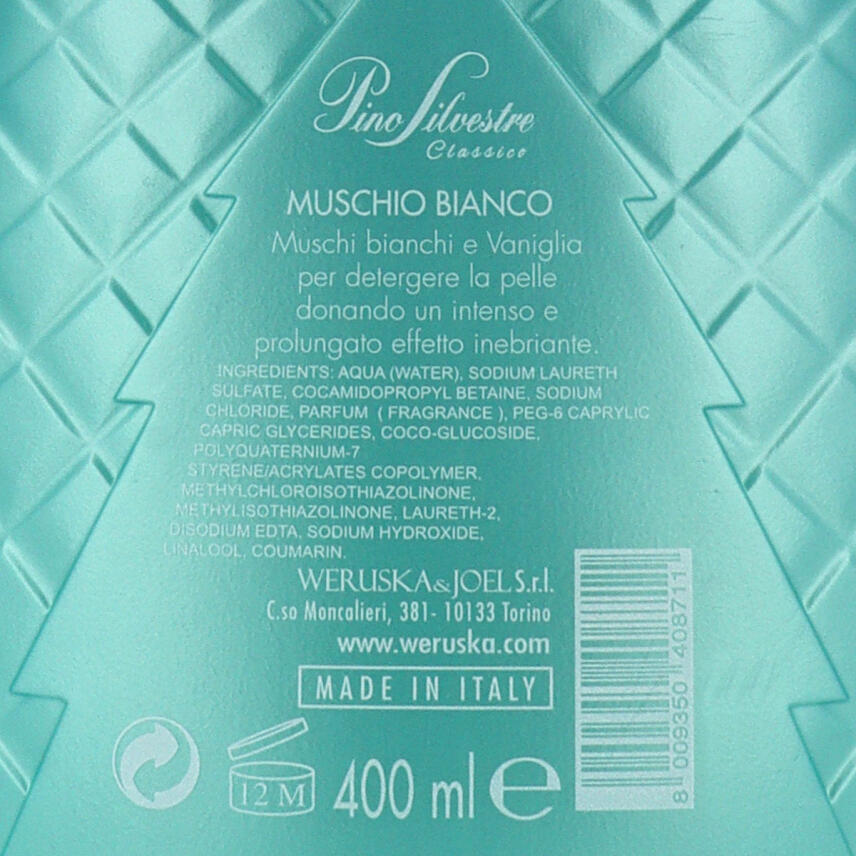 Pino SILVESTRE Muschio Bianco Duschgel &amp; Shampoo 400 ml