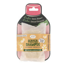 BadeFee Festes Shampoo Vegan f&uuml;r Sensible Kopfhaut Kamillenbl&uuml;ten 80 g