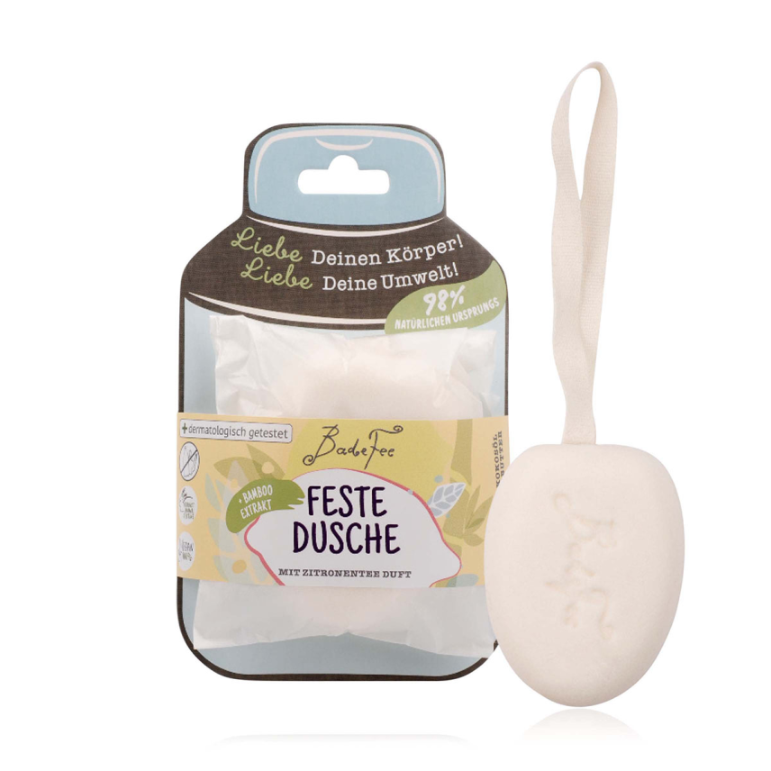 BadeFee Feste Dusche Vegan Zitronentee 85 g