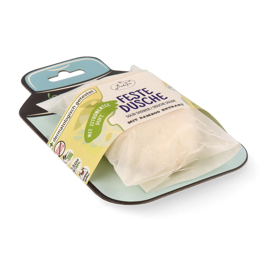 BadeFee Feste Dusche Vegan Zitronentee 85 g